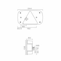 ASPÖCK Multipoint III tylna lampa prawa (bez...