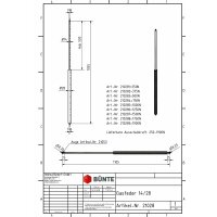 Sprężyna gazowa Typ 14/28, dł. 1055 mm, skok 500 mm,...