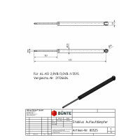 Amortyzator najazdowy do AL-KO 2,8/3,0 VB FI 28 mm