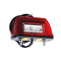 Lampa oświetlenia tablicy rejestracyjnej HORPOL LTD 669  &ndash; mała, czerwona