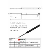 Amortyzator najazdowy STABILUS, do KNOTT KF17-C, KF20,...