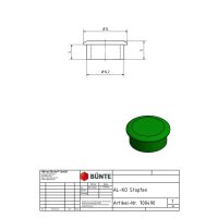 Zaślepka do tarczy hamulcowej AL-KO  FI 10/12 x 5 mm,...